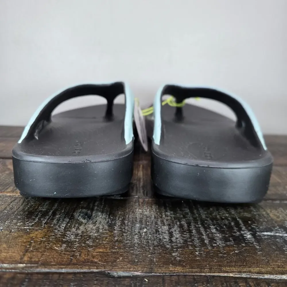 NEW Oofos Ooriginal Mens Size 9 Recovery Slip-On Flip Flops Sandals Oasis